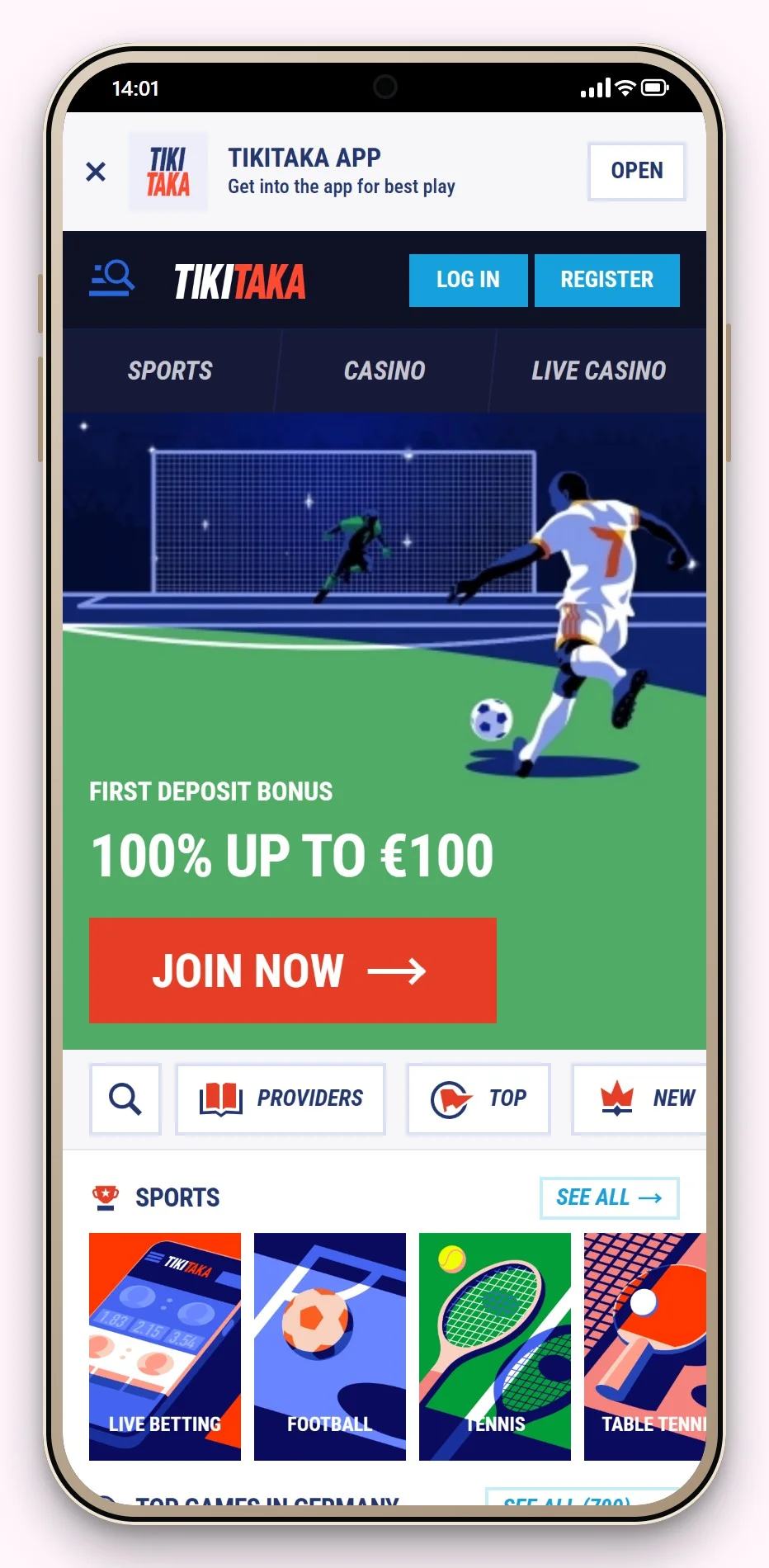 Online Casino mit Flexepin: TikiTaka mobil